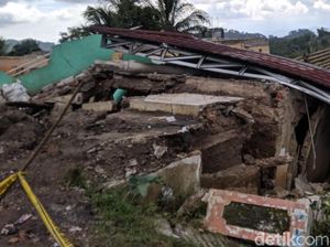 Pergerakan Tanah di Nyalindung Sukabumi Meluas, 126 Rumah Rusak