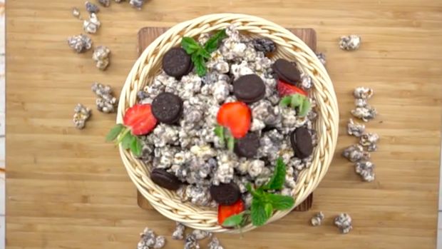 Resep Cookies and Cream Popcorn, Camilan Legit Pas buat Keluarga