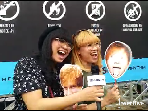 Penonton Konser Ed Sheeran
