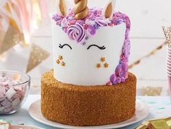Pesan Kue Ulang Tahun Bentuk Unicorn, Hasilnya Malah Bikin Ngakak