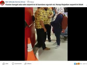 Viral di Facebook, Emak-emak Ribut dengan Sopir di Bandara Ngurah Rai Viral di Facebook, Emak-emak Ribut dengan Sopir di Bandara Ngurah Rai