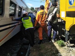 Sempat Terganggu, Perjalanan Kereta Merak-Rangkas Kembali Normal