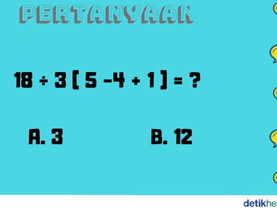 Teka-teki Matematika Ini Butuh Ketelitian, Bisa Jawab Semuanya?