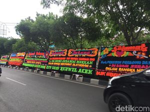 Papan Bunga Selamat Datang Presiden di Kantor BPN Aceh, Ini Respons TKD Papan Bunga Selamat Datang Presiden di Kantor BPN Aceh, Ini Respons TKD