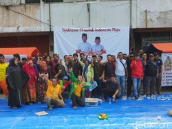 Jokowi Menang Versi QC, Pedagang Pasar Induk Cibitung Gelar Syukuran