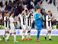 Hasil imbang ini menutup peluang Juventus untuk mengakhiri Liga Italia dengan 100 poin. Mereka kini mengumpulkan 89 poin dengan tiga laga tersisa. Foto: Massimo Pinca/Reuters