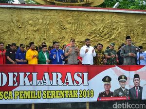 Deklarasi Damai di Kota Probolinggo, Semua Unsur Saling Berpelukan