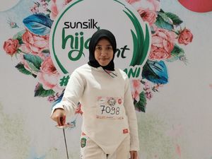 Aksi Atlet Anggar Berhijab Pukau Juri Sunsilk Hijab Hunt 2019 Jakarta Aksi Atlet Anggar Berhijab Pukau Juri Sunsilk Hijab Hunt 2019 Jakarta