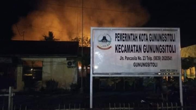 Gudang Penyimpanan Kotak Suara di Gunungsitoli Ludes Terbakar