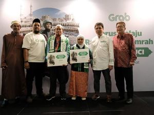 Grab Kembali Berangkatkan 75 Mitra GrabBike ke Tanah Suci