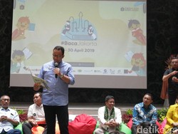 Tutup #BacaJakarta, Anies Baca Dongeng Gara-gara Piko