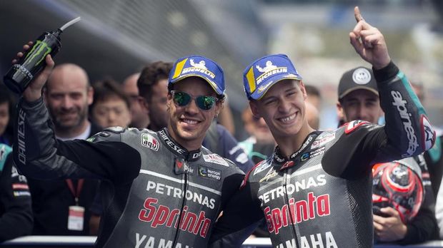 Fabio Quartararo mengalahkan Franco Morbidelli di FP1 MotoGP Malaysia 2019.