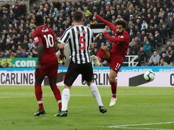 Liverpool Unggul 2-1 atas Newcastle di Babak I