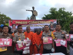16 Bandar-Kurir Narkoba Dipajang di CFD Bali