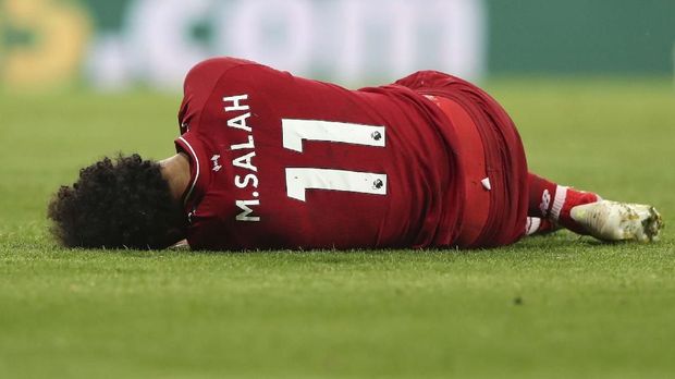 Mohamed Salah absen di laga Liverpool vs Barcelona.