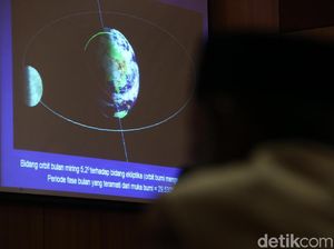 Foto: Pemaparan Posisi Hilal Jelang Sidang Isbat Foto: Pemaparan Posisi Hilal Jelang Sidang Isbat