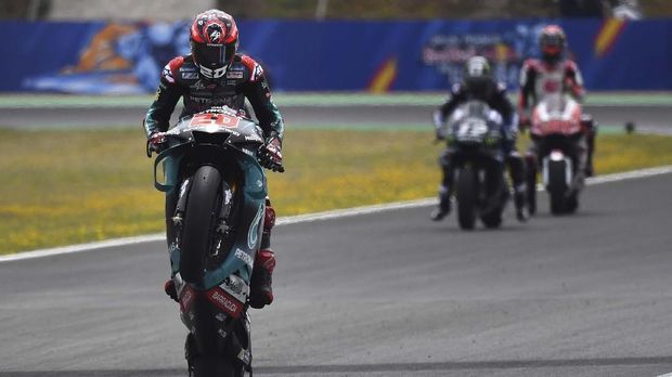 Fabio Quartararo terus menunjukkan sensasi di MotoGP 2019.