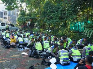 Tradisi Munggahan Sambut Ramadhan ala Polisi, Cucurak-Gowes Bareng Ulama