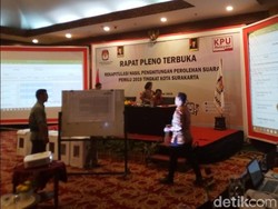 Menang Telak di Solo, Jokowi Kantongi 82,23% Suara