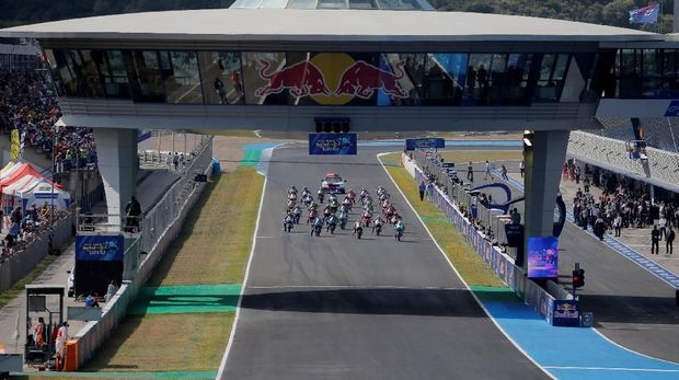Seri MotoGP Spanyol di Sirkuit Jerez. (