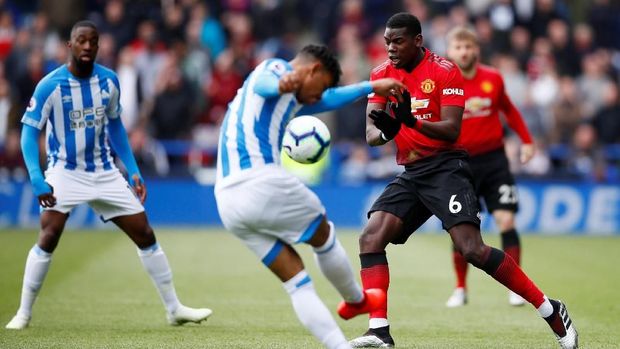 Permainan Man United kurang terorganisasi di babak pertama. (