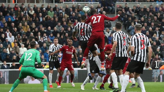 Liverpool menang 3-2 atas Newcastle United. (Foto: Scott Heppell/Reuters) Liverpool menang 3-2 atas Newcastle United. (Foto: Scott Heppell/Reuters)