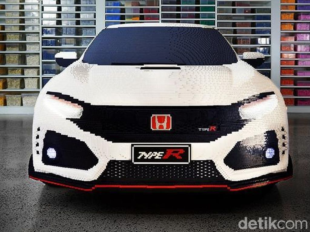 Keren Habis, Honda Civic Type R Ini Dibuat dari Mainan Lego Keren Habis, Honda Civic Type R Ini Dibuat dari Mainan Lego