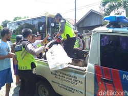 Seorang Pemotor Tewas Usai Tabrakan dengan Trans Jogja