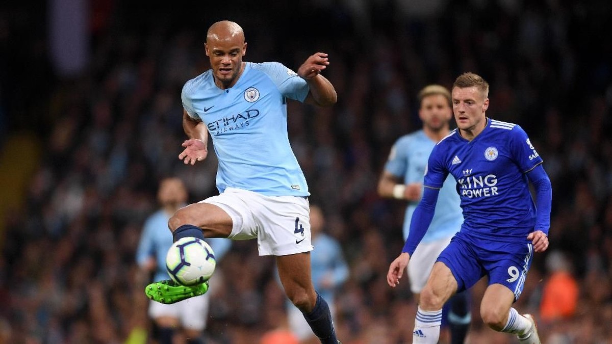 Pemain Manchester City, Vincent Kompany. (Foto: Laurence Griffiths/Getty Images)