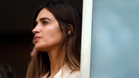 Sara Carbonero, mantan reporter televisi Spanyol ini bisa bernapas lega kalau Iker Casillas kini sudah baik-baik saja. (REUTERS/Rafael Marchante)