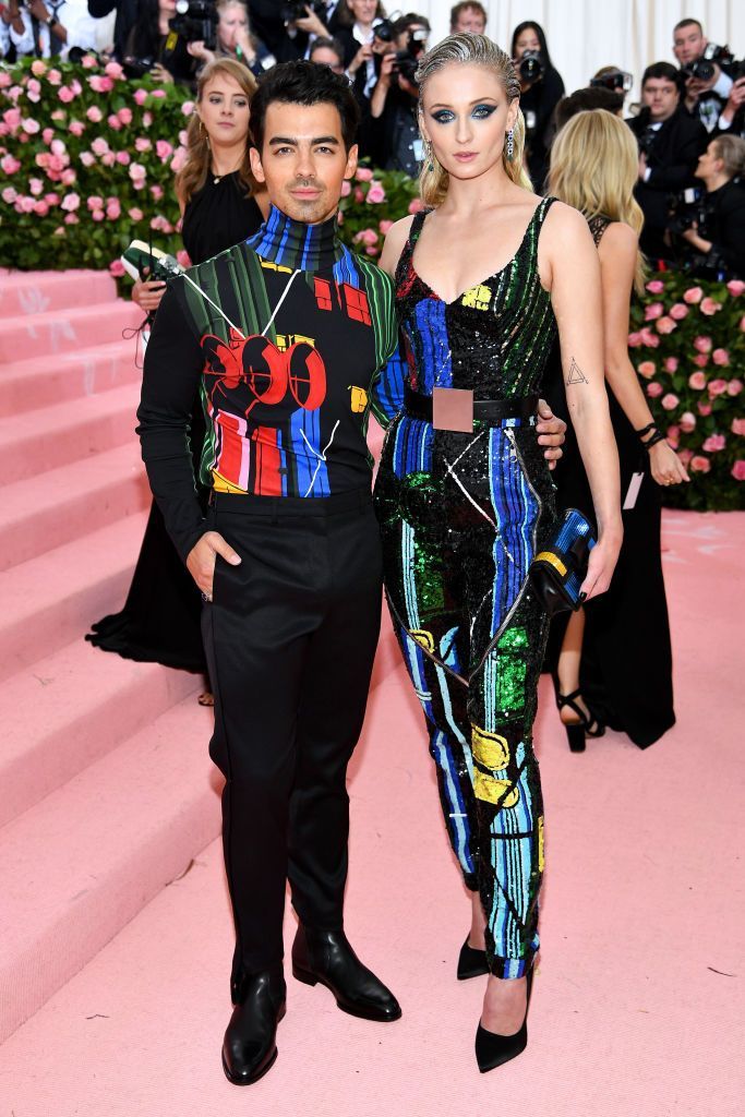 NEW YORK, NEW YORK - MAY 06: Joe Jonas and Sophie Turner attend The 2019 Met Gala Celebrating Camp: Notes on Fashion at Metropolitan Museum of Art on May 06, 2019 in New York City. (Photo by Dimitrios Kambouris/Getty Images for The Met Museum/Vogue)