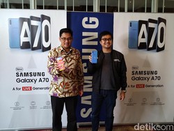 Samsung Resmi Boyong Galaxy A70 ke Indonesia