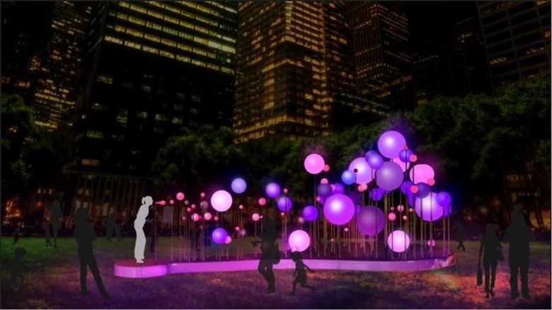 Lihat Bubble Magician oleh Guangzhou Dance With Light Media Co. (Foto: dok. Vivid Sydney)