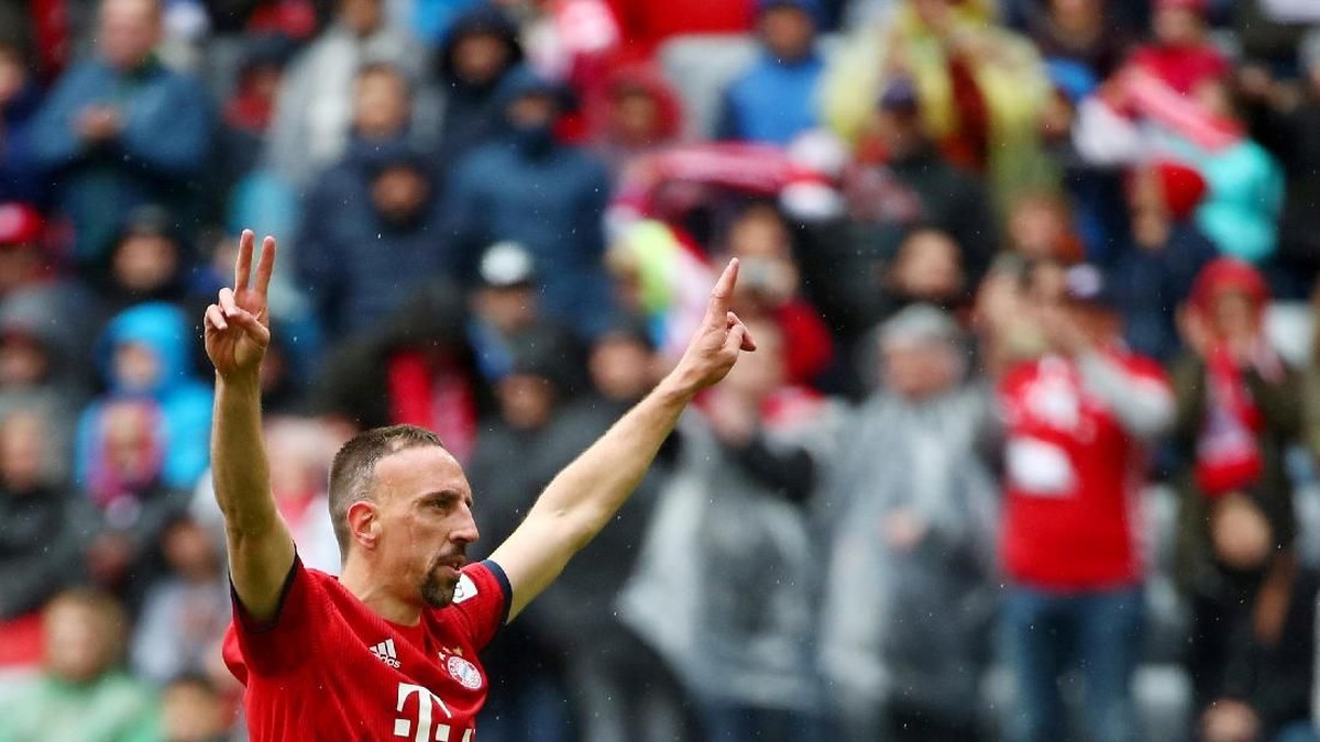 Franck Ribery tinggalkan Bayern Munich musim ini (REUTERS/Michael Dalder)
