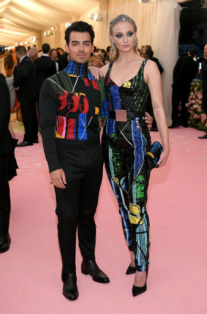 NEW YORK, NEW YORK - MAY 06: Joe Jonas and Sophie Turner attend The 2019 Met Gala Celebrating Camp: Notes on Fashion at Metropolitan Museum of Art on May 06, 2019 in New York City. (Photo by Dimitrios Kambouris/Getty Images for The Met Museum/Vogue)