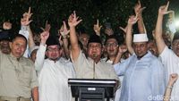 Melihat Lagi Momen Deklarasi Kemenangan Prabowo, Ada Setan Gundulnya?