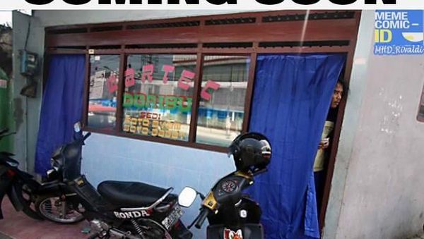 Ngumpet Tertutup Tirai, Ini Meme Kocak Soal Warteg di Bulan Puasa