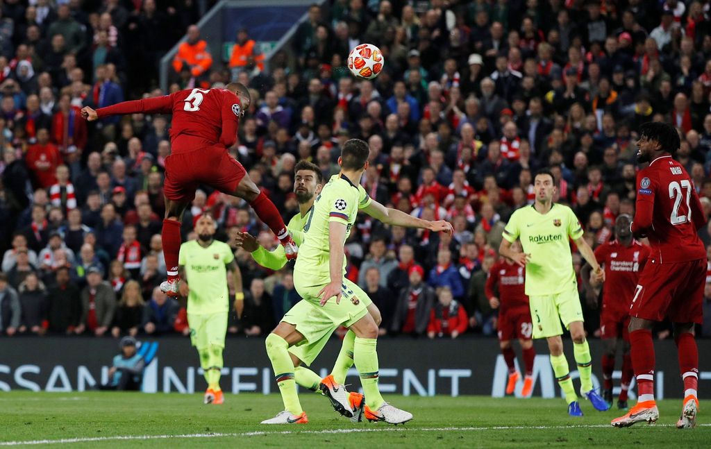 Liverpool mampu mencetak 4-0 dan menyingkirkan Barcelona