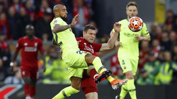 Barcelona gagal mengimbangi lini tengah Liverpool.