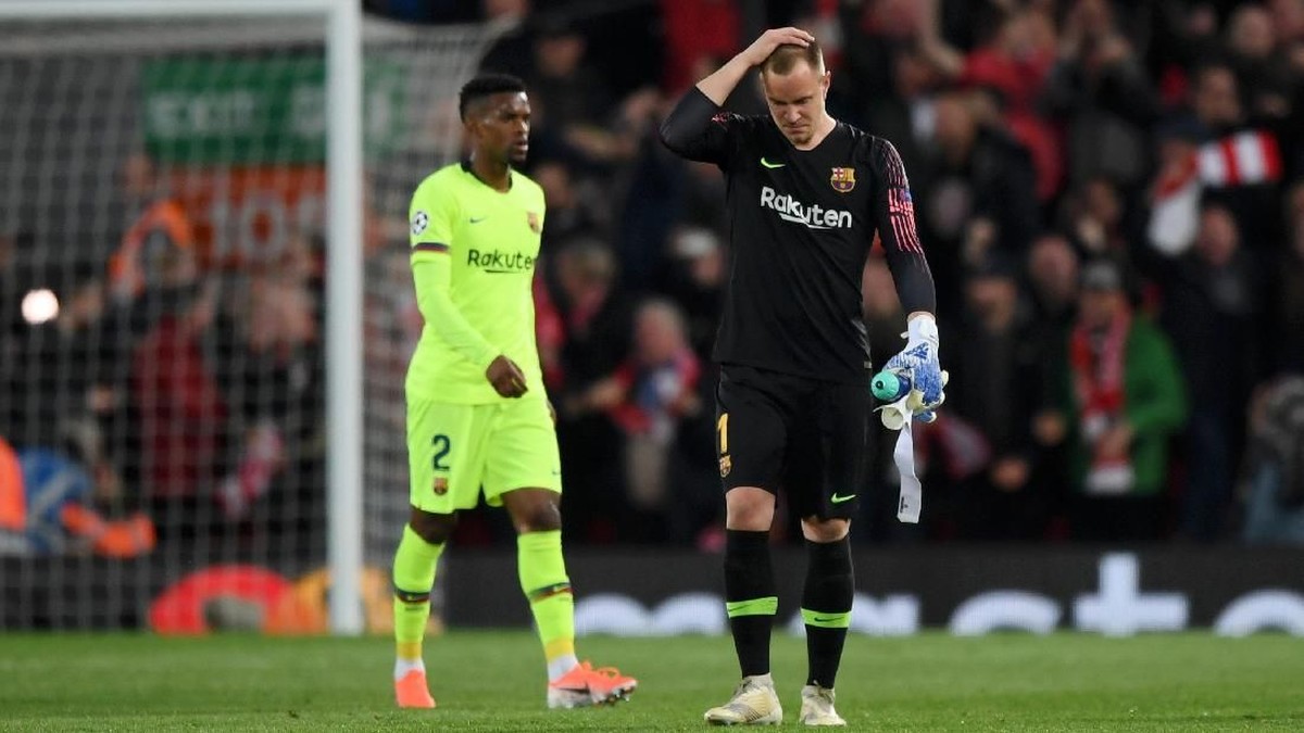 Barcelona dihajar Liverpool 0-4 di leg kedua semifinal Liga Champions (Foto: Shaun Botterill/Getty Images)