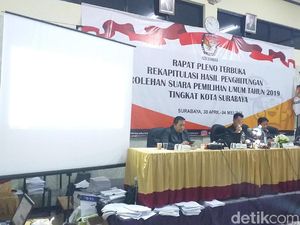 Jokowi Menang di Surabaya, Saksi Prabowo Tolak Teken Hasil Rekapitulasi Jokowi Menang di Surabaya, Saksi Prabowo Tolak Teken Hasil Rekapitulasi