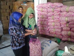 Harga Bawang Putih Mahal, Pemkab Kudus Sidak ke Pasar Bitingan