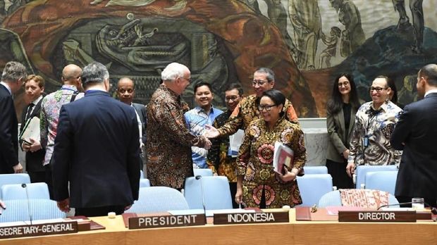 Keren! Keindahan Batik Warnai Sidang Dewan Keamanan PBB
