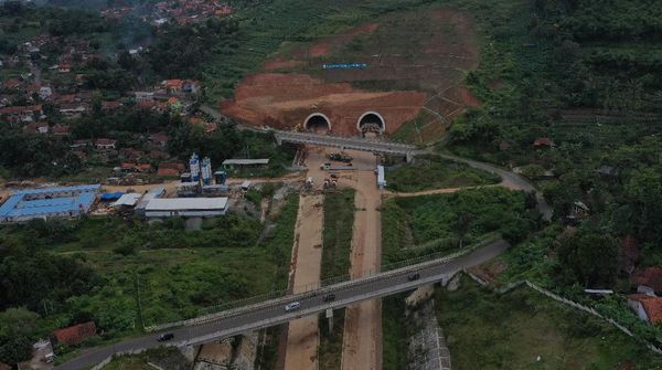 Penampakan Tol Cisumdawu Jelang Mudik 2019