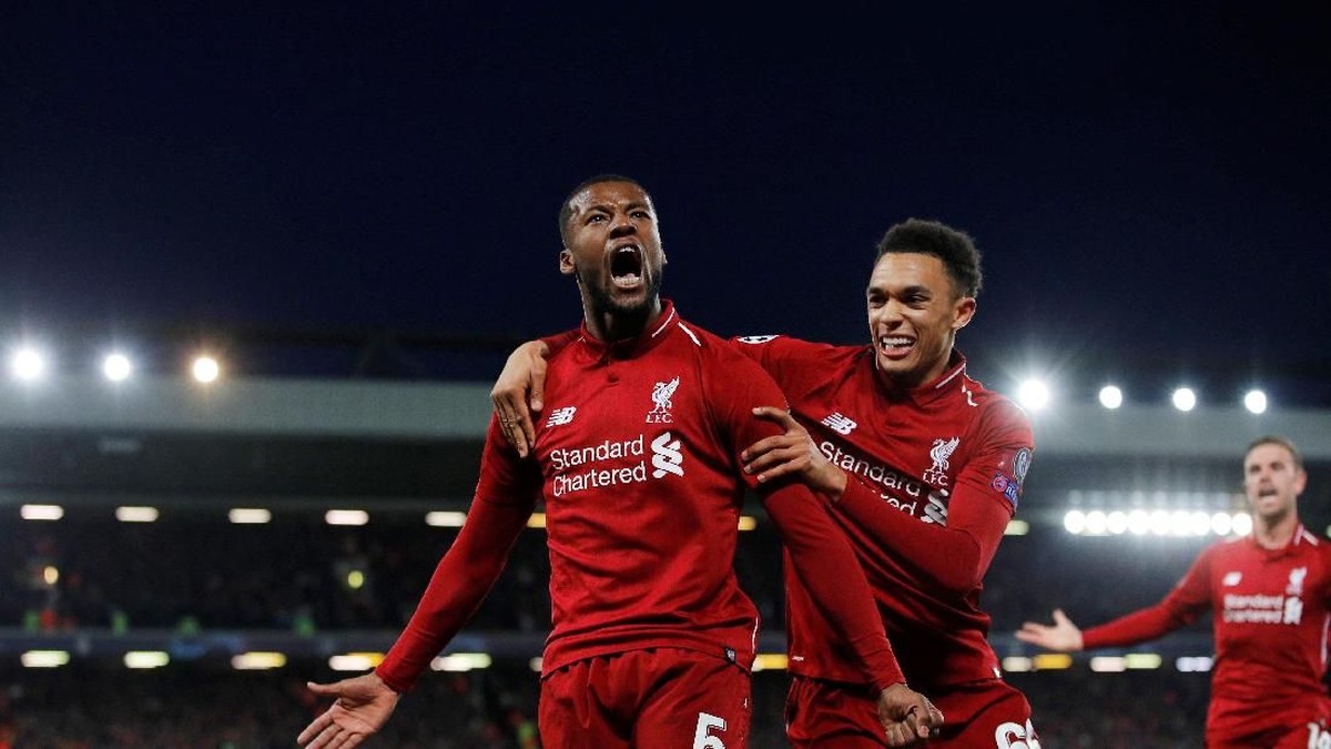 Liverpool hantam Barcelona 4-0 dan melaju ke final Liga Champions (Phil Noble/Reuters)