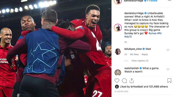 Perayaan Meriah Para Bintang Liverpool di Instagram