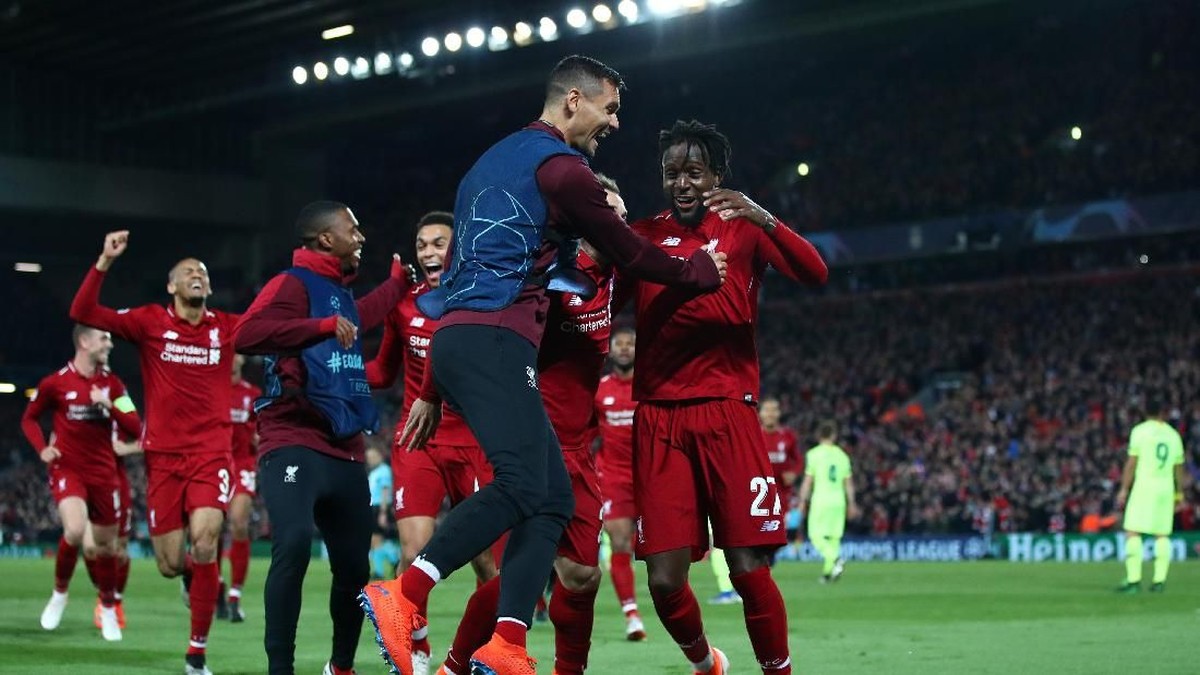 Liverpool singkirkan Barcelona dengan agregat 4-3. (Foto: Clive Brunskill/Getty Images)