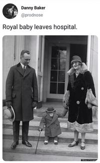 Danny Baker Tweets about baby royal