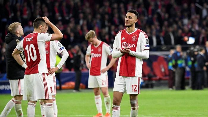 Ajax Amsterdam dapat mimpi buruk di menit 96 saat kalah 2-3 dari Tottenham Hostspur di semifinal Liga Champions (Reuters)