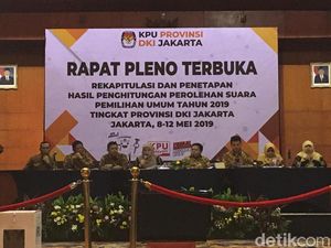 Rekapitulasi Jakarta, Masih Ada Kotak Suara yang Belum Diserahkan Rekapitulasi Jakarta, Masih Ada Kotak Suara yang Belum Diserahkan